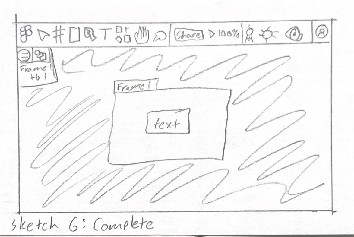 sketch depicting text in text box